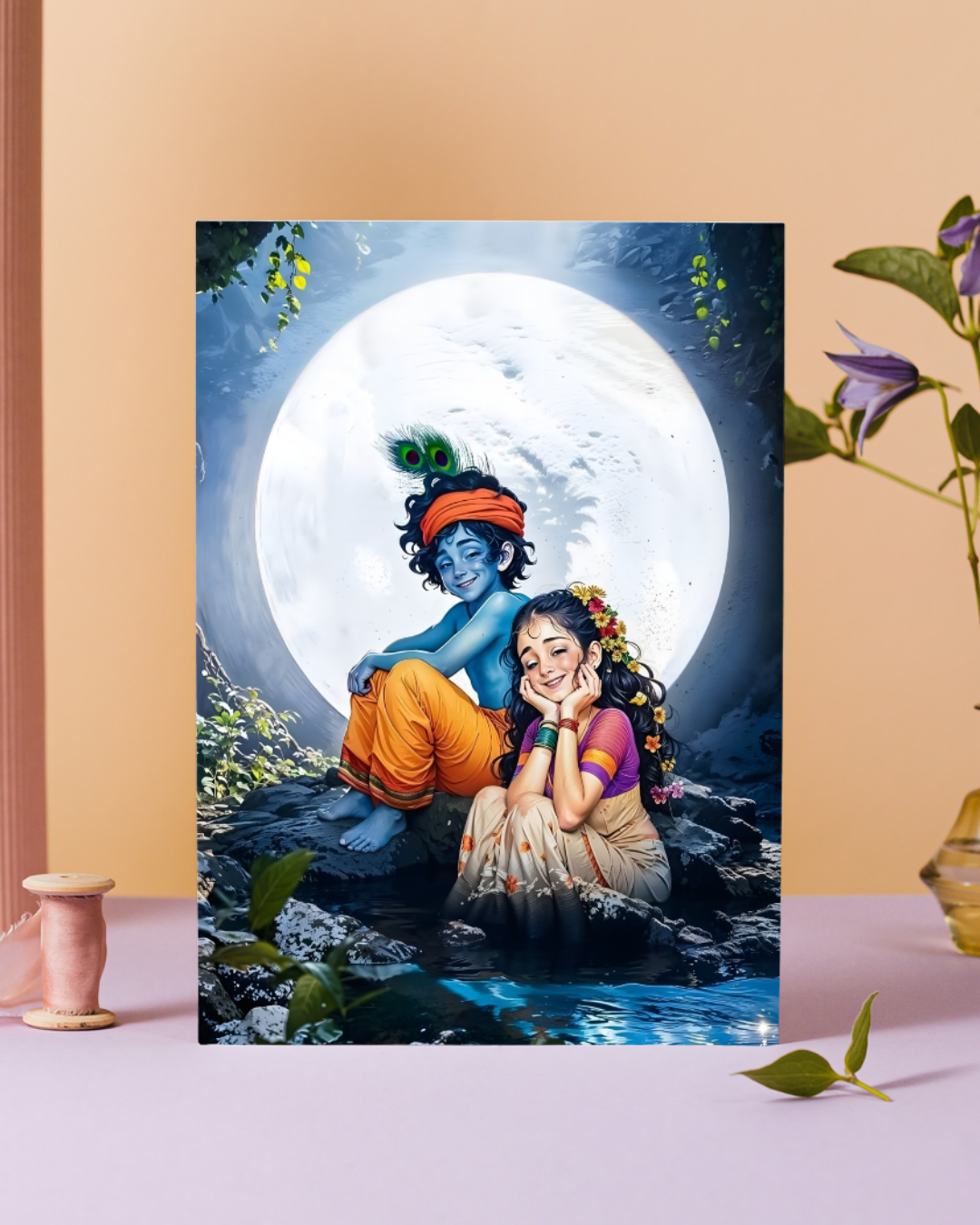 Lord Krishna Premium Poster - Gods Series (P-2)