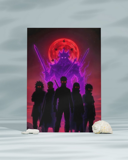 Uchiha Family Premium Anime Poster – Naruto Series (P-101)