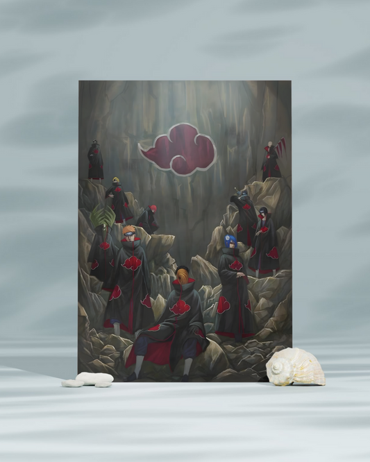 Iconic Akatsuki Premium Anime Poster – Naruto Series (P-102)