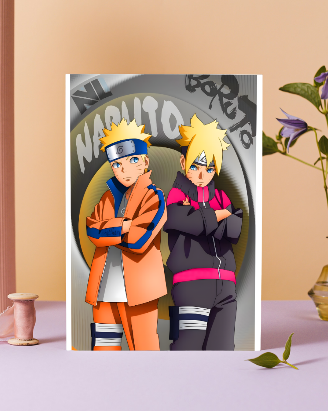 Father-Son Premium Poster – Naruto Series (P-113)