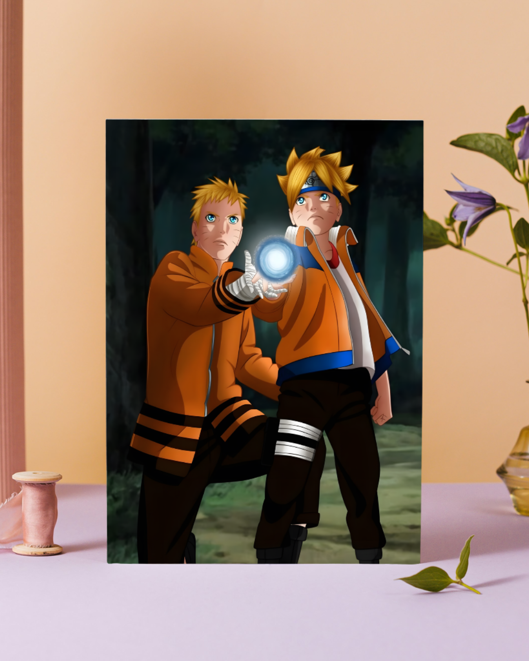 Father-Son Premium Poster – Naruto Series (P-112)