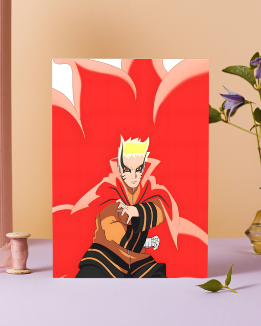 Naruto Baryon Mode Premium Poster – Naruto Series (P-120)