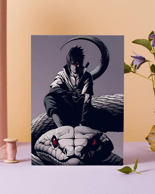 Sasuke Iconic Premium Poster – Naruto Series (P-146)