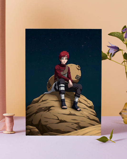 Gaara Iconic Premium Poster – Naruto Series (P-156)