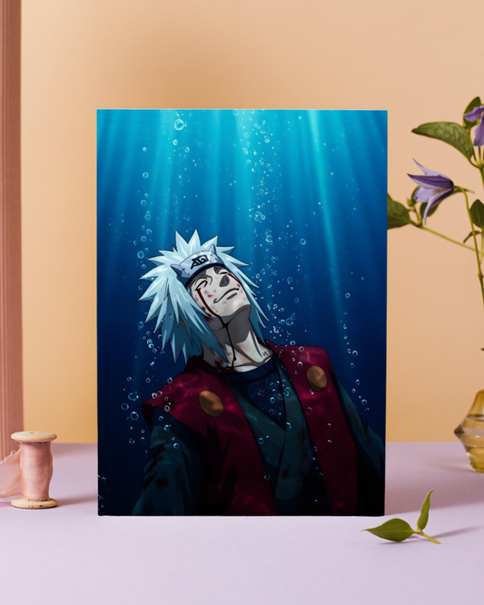 Jiraiya Death Scene Premium Poster – Naruto Series (P-158)