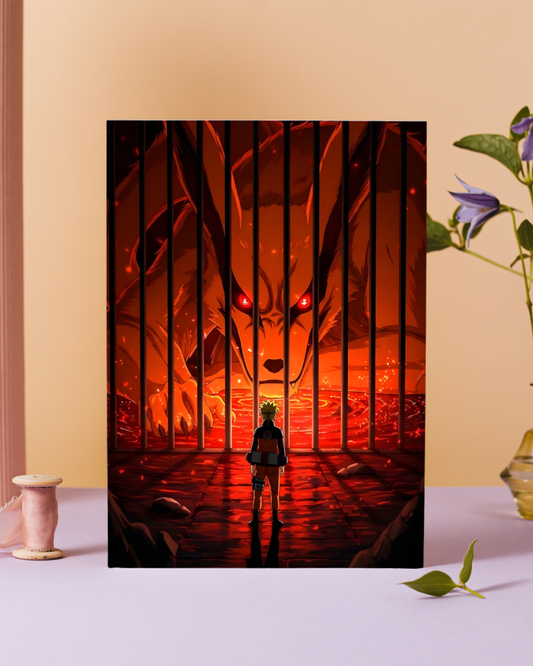 Naruto x Kurama Premium Poster – Naruto Series (P-163)