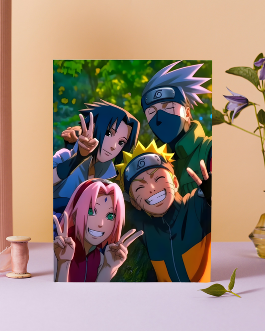 Team 7 Selfie Premium Poster – Naruto Series (P-166)