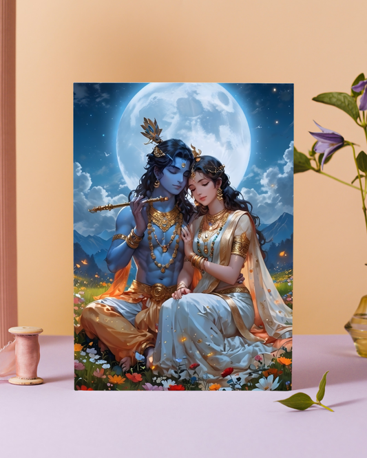 Lord Krishna Premium Poster - Gods Series (P-7)