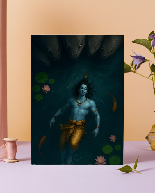 Lord Krishna Premium Poster - Gods Series (P-15)