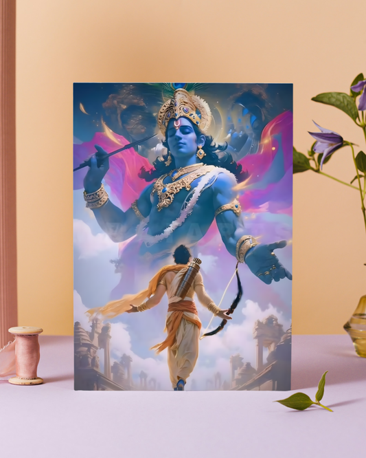 Lord Krishna Premium Poster - Gods Series (P-12)