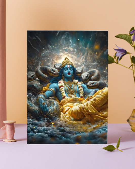 Lord Krishna Premium Poster - Gods Series (P-10)